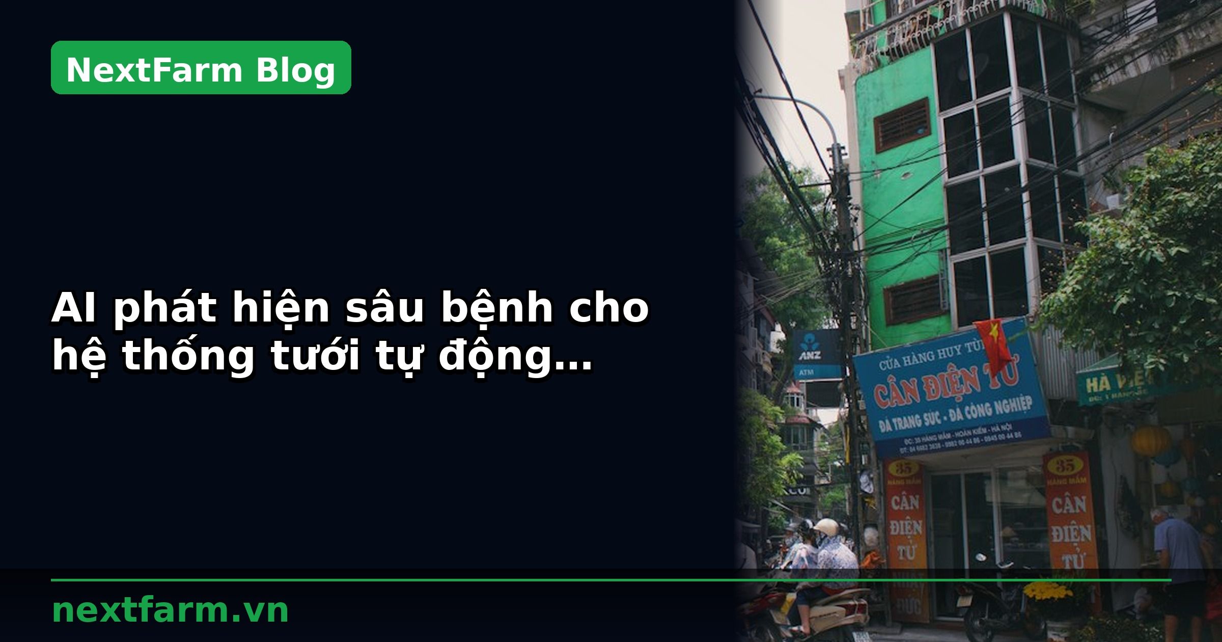AI phát hiện sâu bệnh cho hệ thống tưới tự động: cách setup | NextFarm