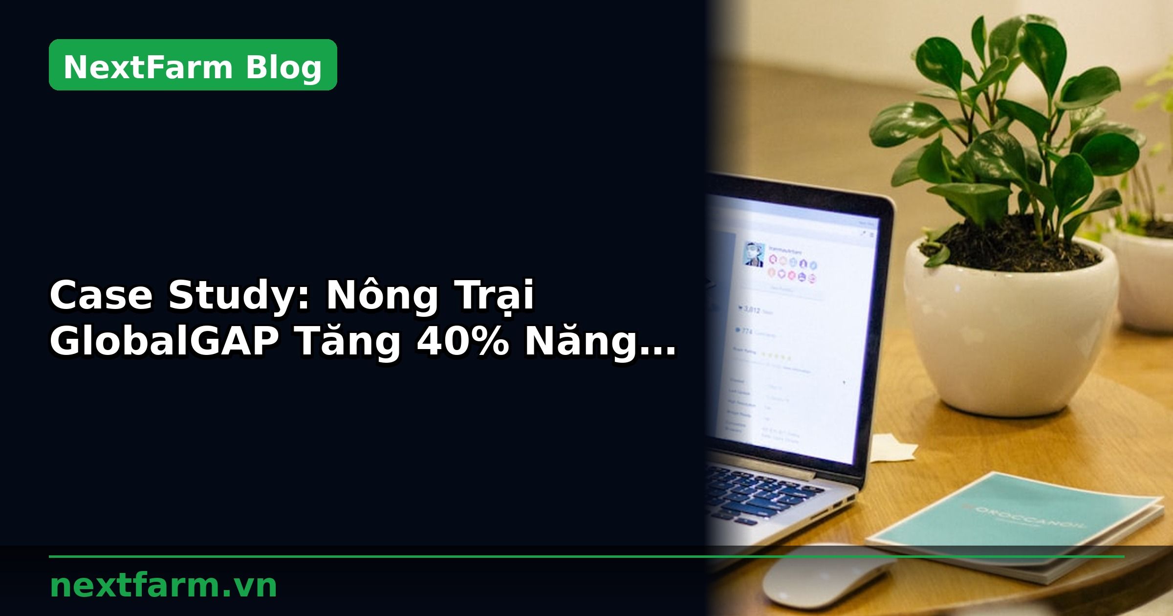Case Study: Nông Trại GlobalGAP Tăng 40% Năng Suất Với Công Nghệ | NextFarm