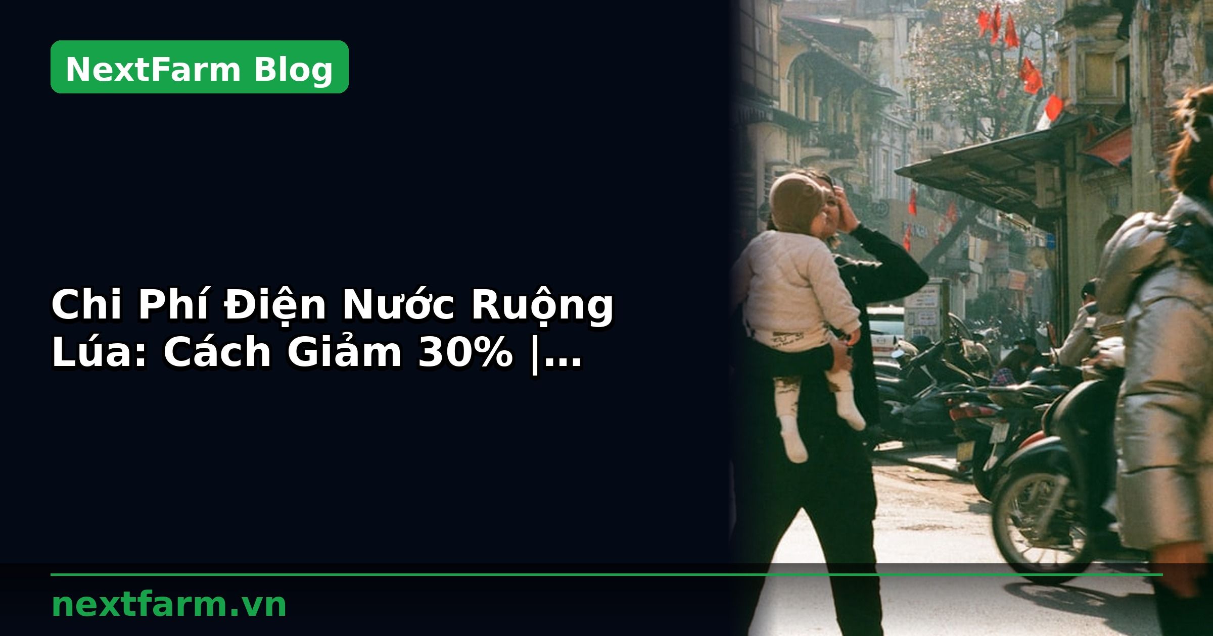 Chi Phí Điện Nước Ruộng Lúa: Cách Giảm 30% | NextFarm