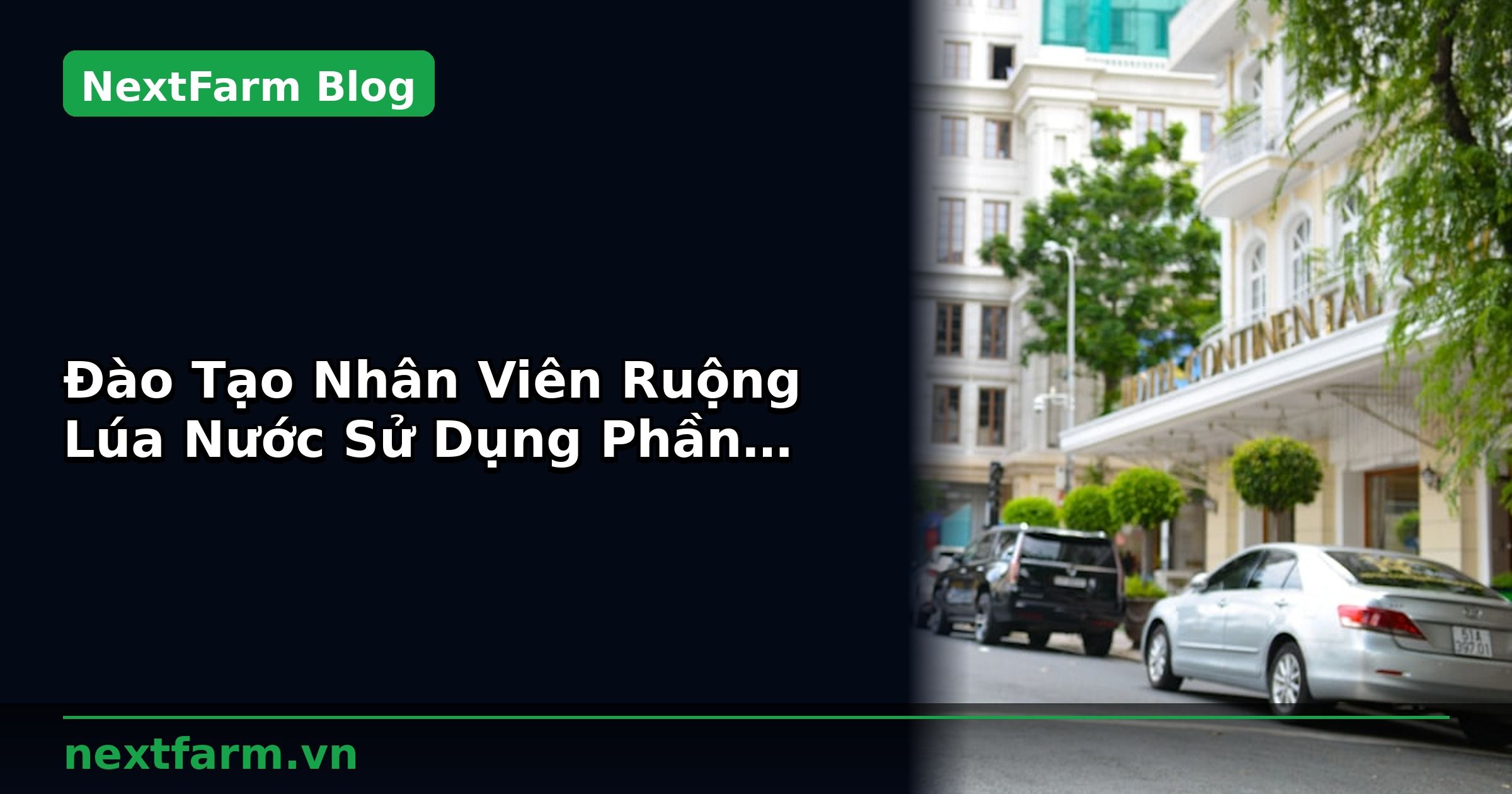 Đào Tạo Nhân Viên Ruộng Lúa Nước Sử Dụng Phần Mềm | NextFarm