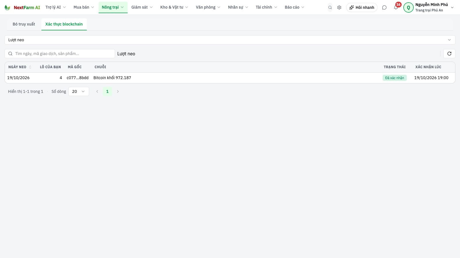 Lượt neo blockchain