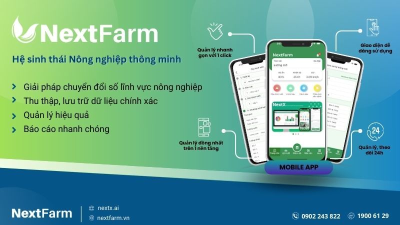 Giải pháp ứng dụng trí tuệ nhân tạo NextFarm AI cho nông nghiệp