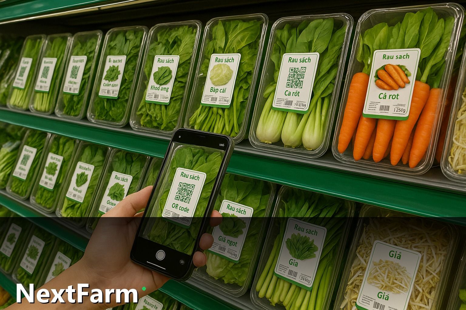 NextFarm — Bước 2 — Tạo QR Code Truy Xuất Đúng Chuẩn