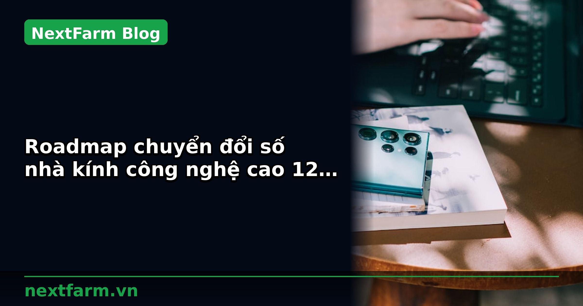 Roadmap chuyển đổi số nhà kính công nghệ cao 12 tháng | NextFarm