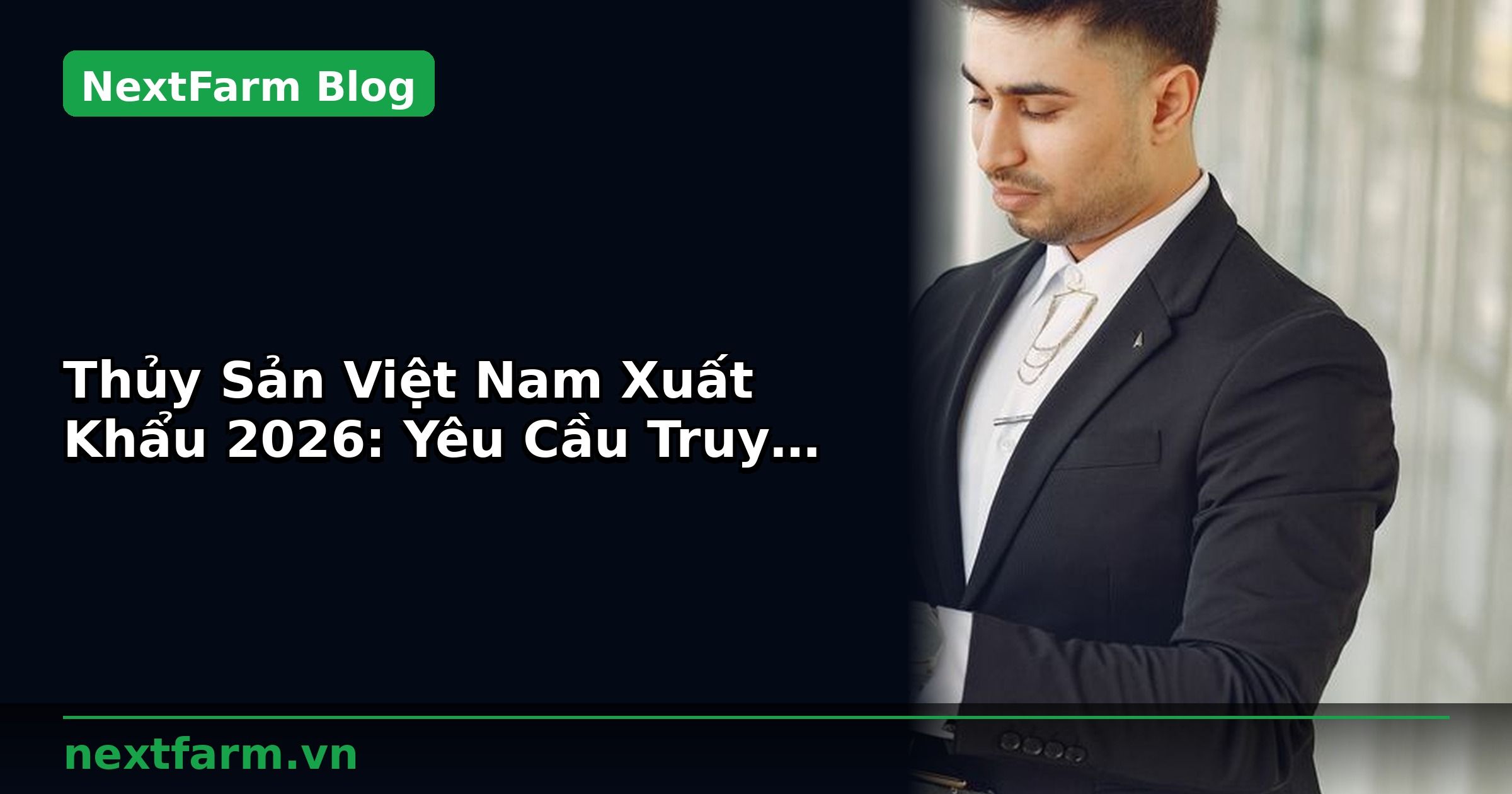 Thủy Sản Việt Nam Xuất Khẩu 2026: Yêu Cầu Truy Xuất & Công Nghệ
