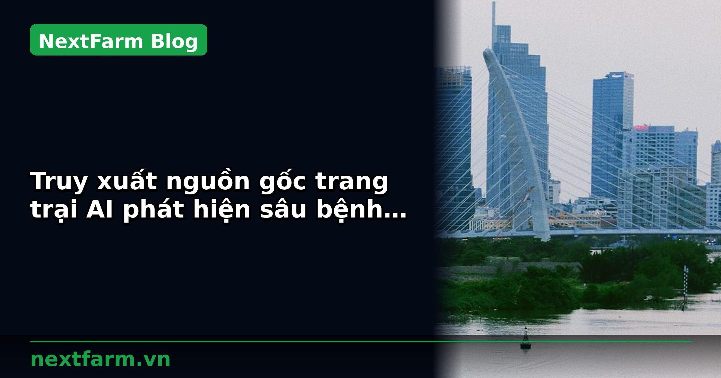 Truy xuất nguồn gốc trang trại AI phát hiện sâu bệnh: yêu cầu tối thiểu | NextFarm