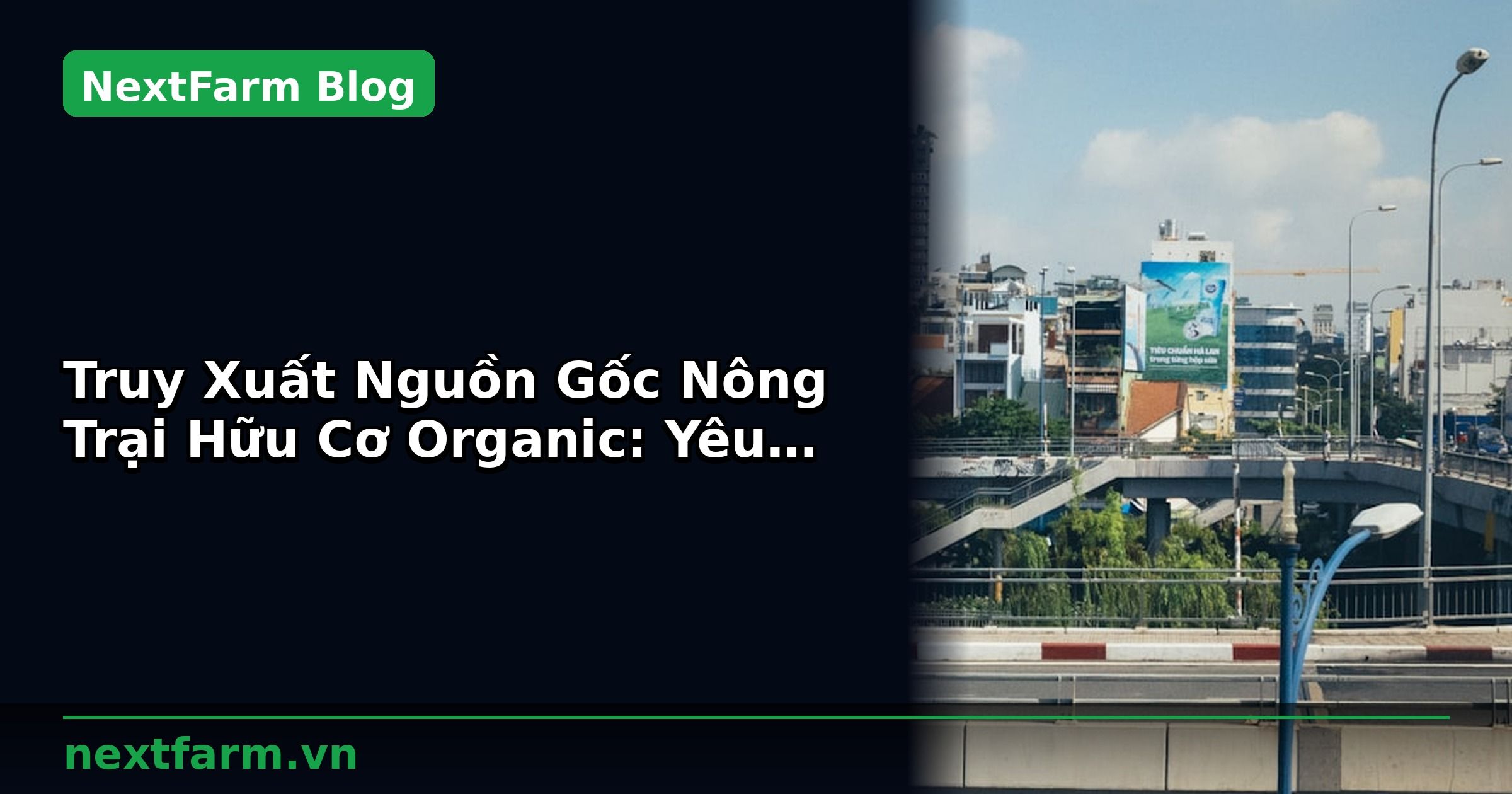 Truy Xuất Nguồn Gốc Nông Trại Hữu Cơ Organic: Yêu Cầu Tối Thiểu
