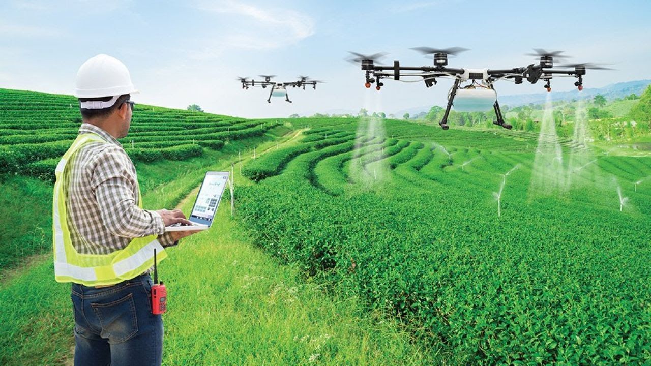 Máy bay không người lái Drone được áp dụng trong hệ thống nông nghiệp 4.0